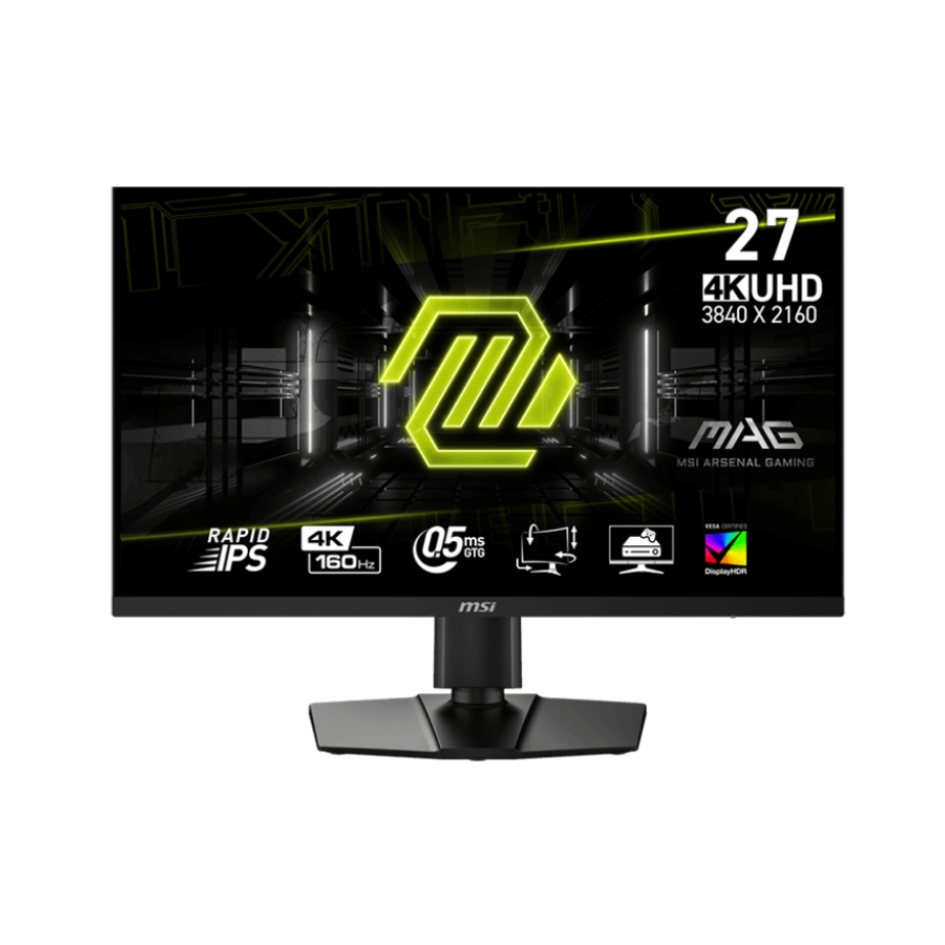 MONITEUR MSI MAG 274UPF E2 160HZ IPS 27 POUCE ADJUSTABLE BLACK UHD 4K